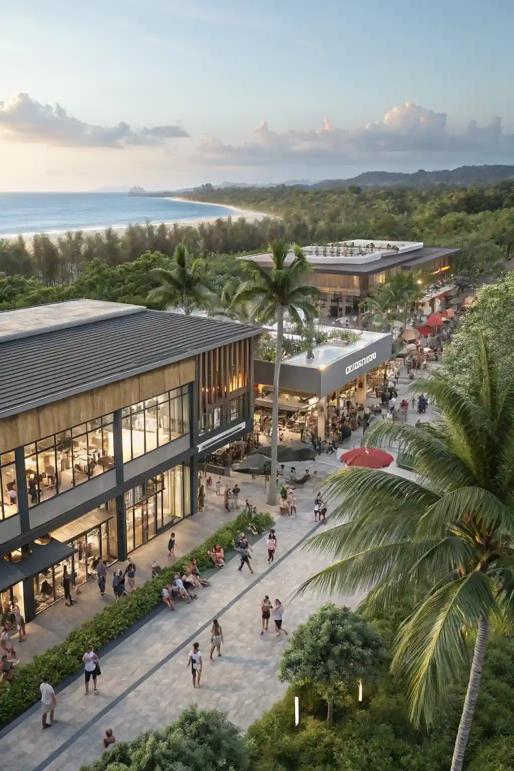 Modern Retail Complex by Lombok Investor